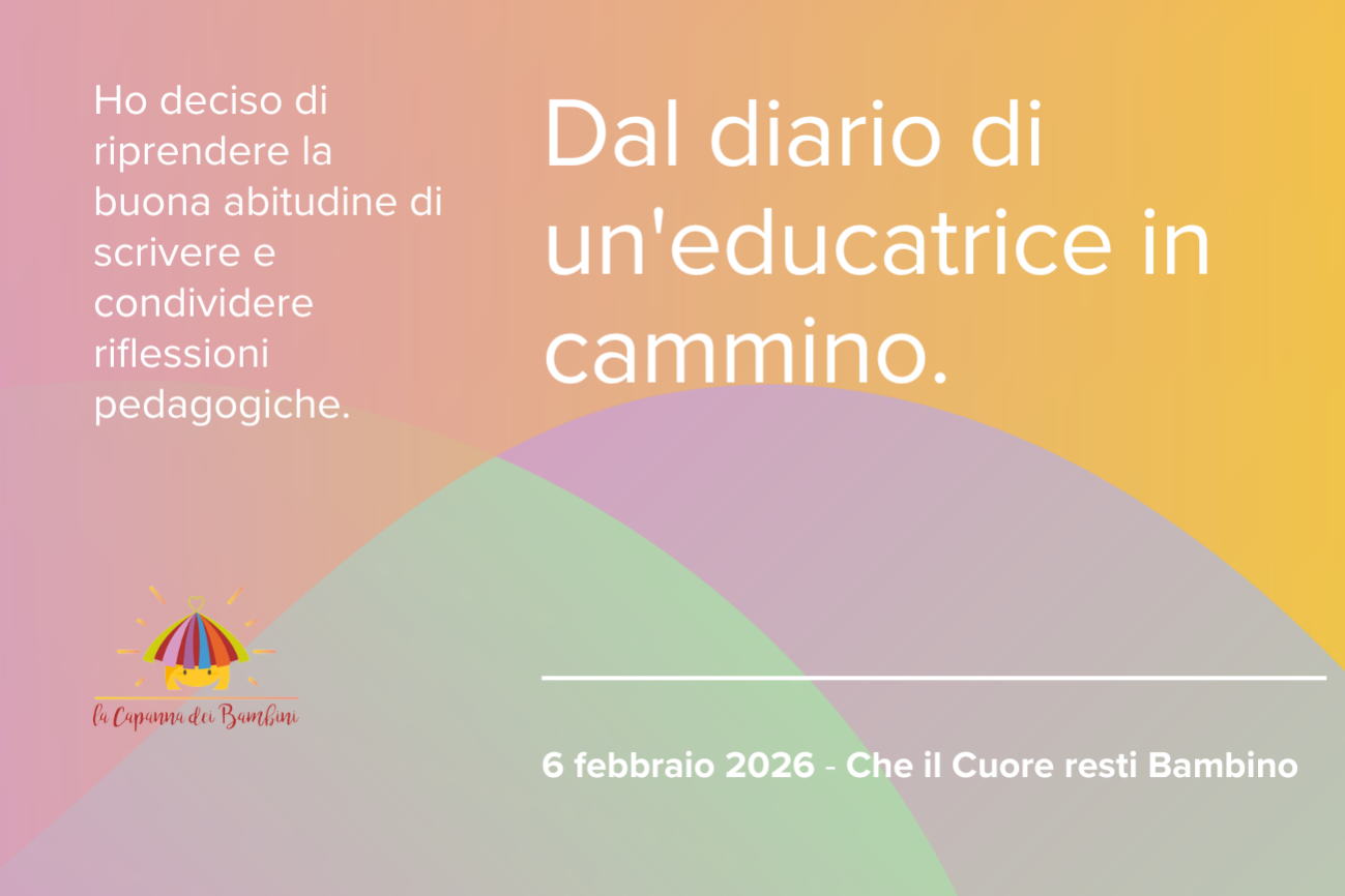 Dal diario di un’ educatrice in cammino.