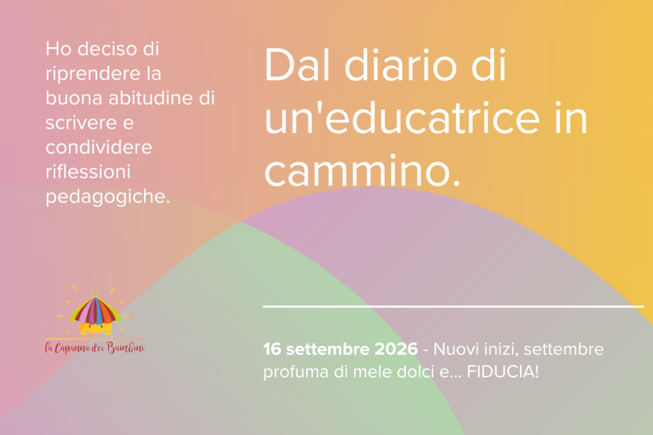 Dal diario di un’ educatrice in cammino.